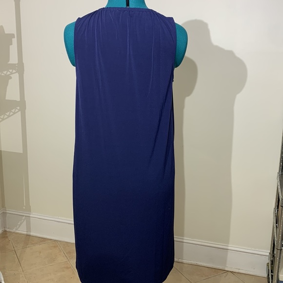 NWOT: Michael Kors sleeveless navy blue dress - Picture 5 of 10